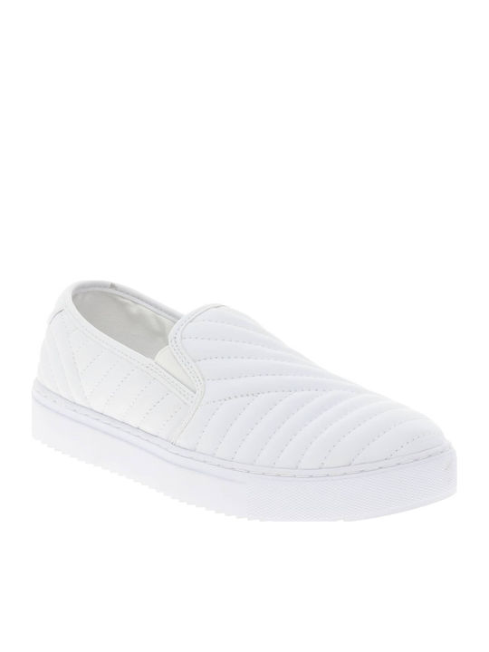 Regan3-A Women's Slip-Ons White