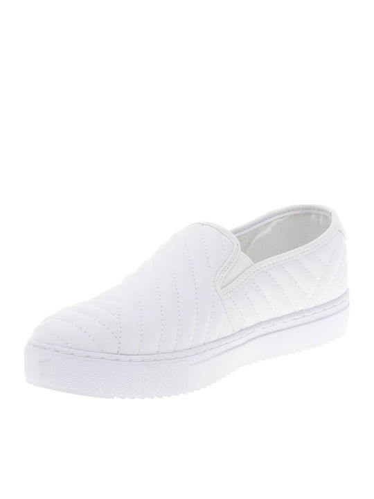 Regan3-A Women's Slip-Ons White