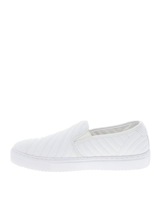 Regan3-A Women's Slip-Ons White