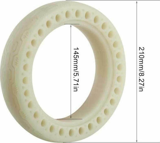 Anvelopă Pentru Scuter Electric Cauciuc Solid Pentru Xiaomi M365/M365 Pro Albastru Fosforescent Xiaomi În Culoare Albastră
