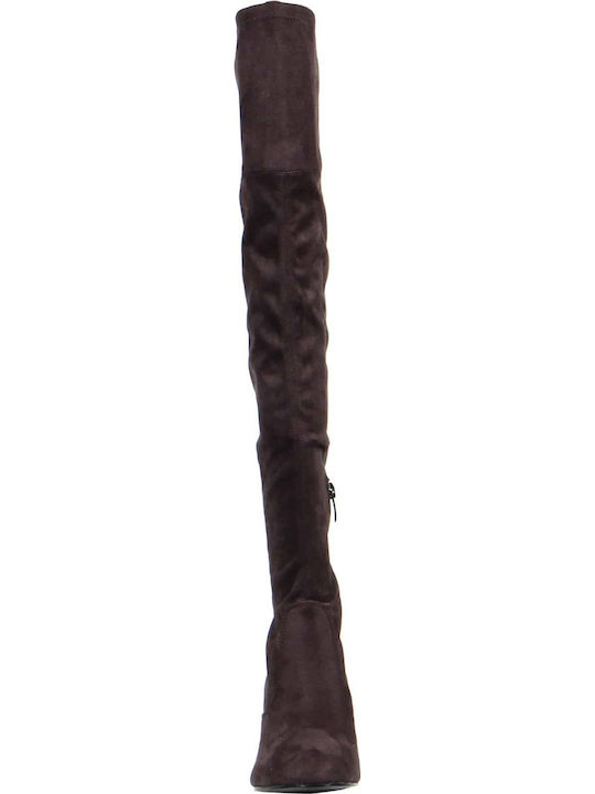 Ravin2 Wildleder Damenstiefel Über dem Knie Gray