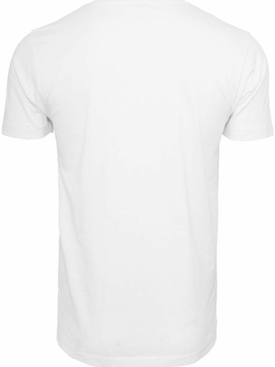 Merchcode Justice League Crew T-shirt Λευκό Βαμβακερό