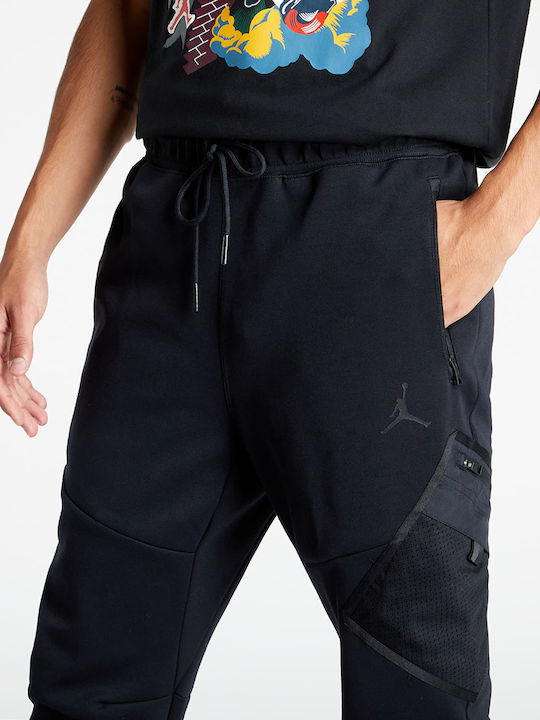 Statement Cargo Ποδοσφαιρικό Παντελόνι Φόρμας Dri-Fit με Λάστιχο Μαύρο