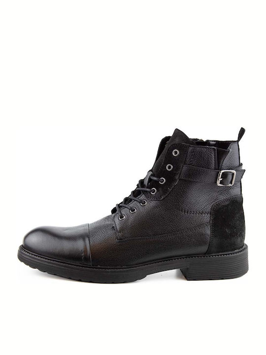 Renato Garini 514 Schwarz Herrenstiefel