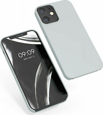 KWmobile Rubber Silicone Back Cover Light Grey Matte (iPhone 12 / 12 Pro)