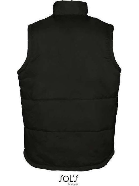 Warm 3 Αμάνικο Μπουφάν Puffer Μαύρο