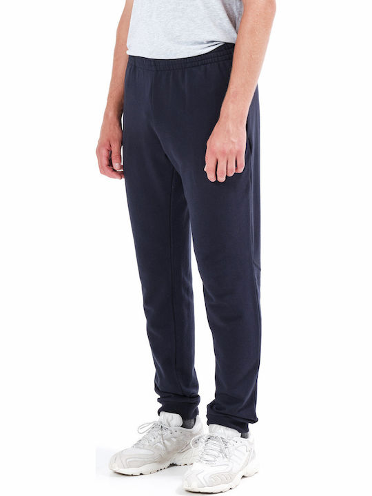 Sweatpants with Elastic Navy Blue