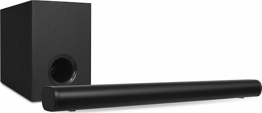 Denver DSS-7030 Soundbar 2.1 Bluetooth and HDMI 70W with Wireless Subwoofer and Remote Control Black