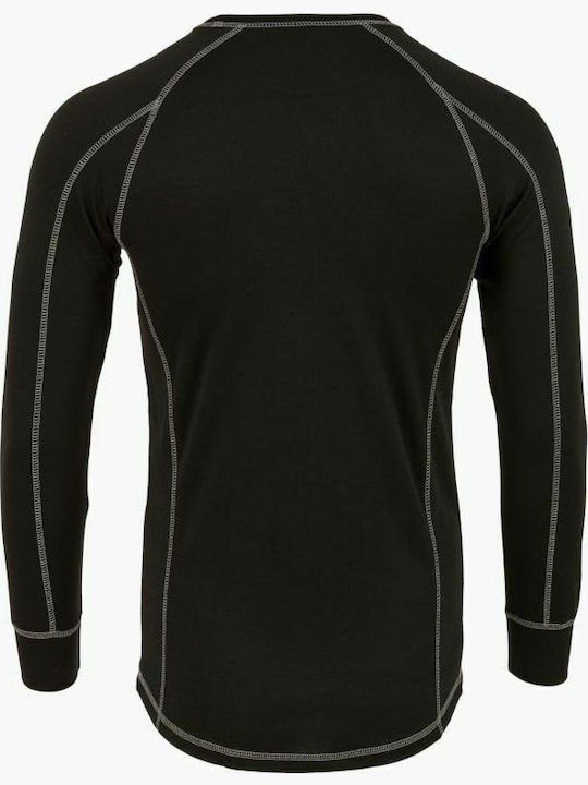 Highlander Pro 120 BL112 BL112-BK Herren Thermo Langarmshirt Schwarz