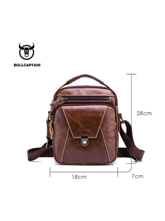 Leather Men's Bag Shoulder / Crossbody Brown