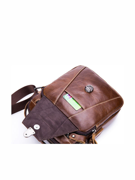 Leather Men's Bag Shoulder / Crossbody Brown
