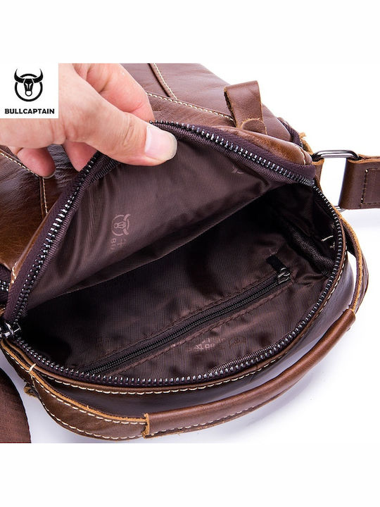 Leather Men's Bag Shoulder / Crossbody Brown