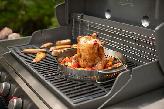 Weber Genesis II E-410 GBS Crismon Limited Edition Газово Барбекю Чугунена Решетка 86брx48брсм. с 3 бр