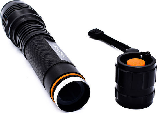 X-Balog Φακός LED IPX6 με Μέγιστη Φωτεινότητα 180lm Tactical XHP50 Μαύρος