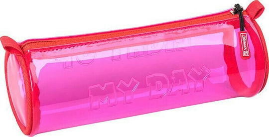 Brunnen Pencil Case Barrel Fluo Pink
