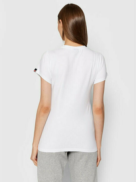 Ellesse Hayes Γυναικείο Αθλητικό T-shirt Λευκό