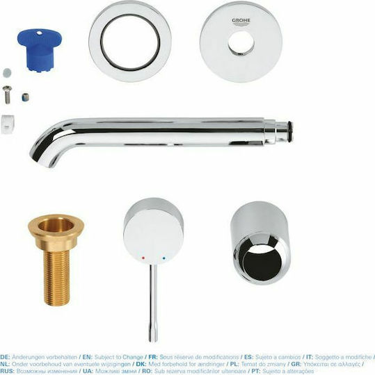 Grohe Essence Set Mixer & Gură Îngropată pentru Lavabo 1 Ieșire Auriu