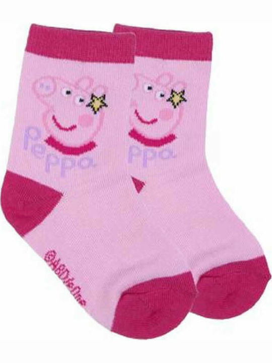Cerda Παιδικές Κάλτσες Μακριές Peppa Pig Ροζ 5 Ζευγάρια