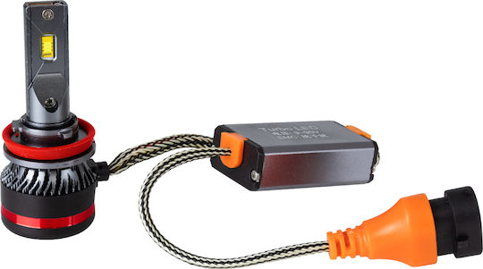 GloboStar Lampen Auto Extreme Series H9 Canbus LED 6000K Kaltes Weiß 9-32V 100W 2Stück