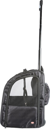 Trixie Elegance Dog/Cat Carrying Black Trolley for 10kg Pets L41xW31xH45cm