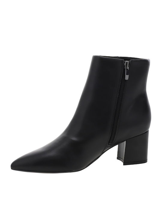Iliora3 Sy Konto Leather Women's Ankle Boots Black