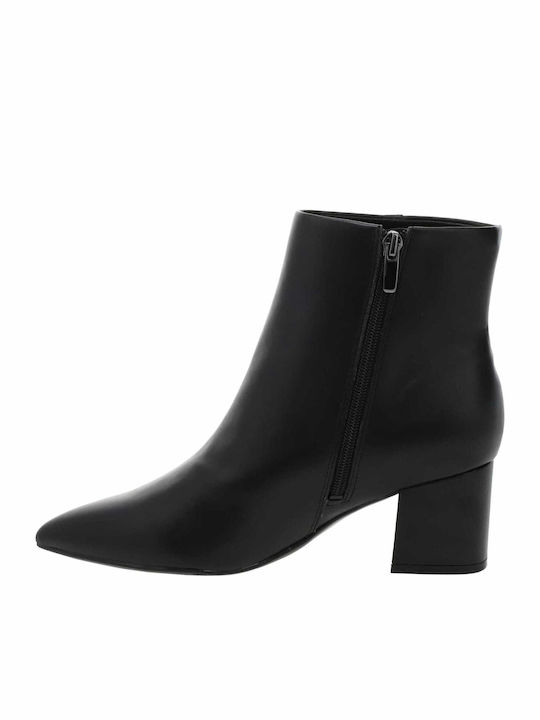 Iliora3 Sy Konto Leather Women's Ankle Boots Black