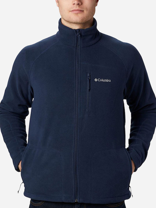 Fast Trek II Men's Fleece Cardigan Navy Blue