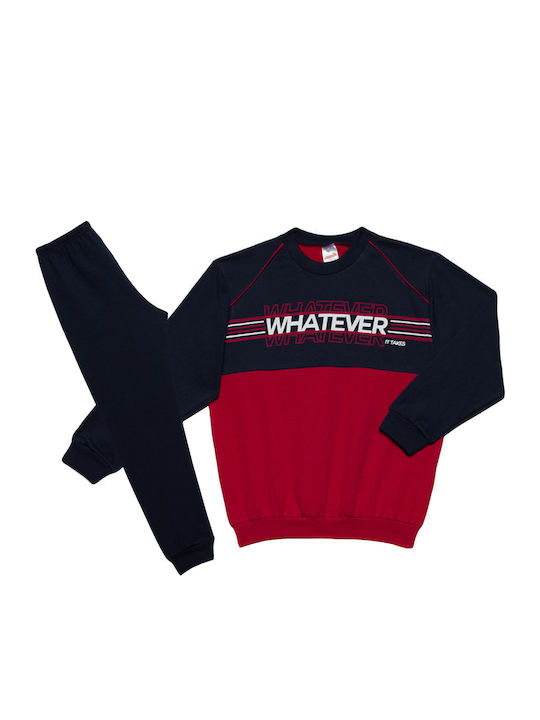 Minerva Kids' Pajamas Winter Navy Blue Whatever