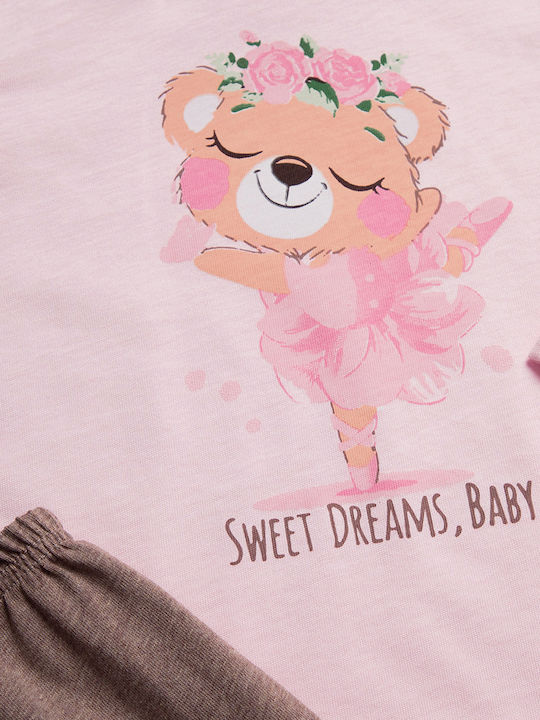 Minerva Детска пижама Зимна Розов Sweet