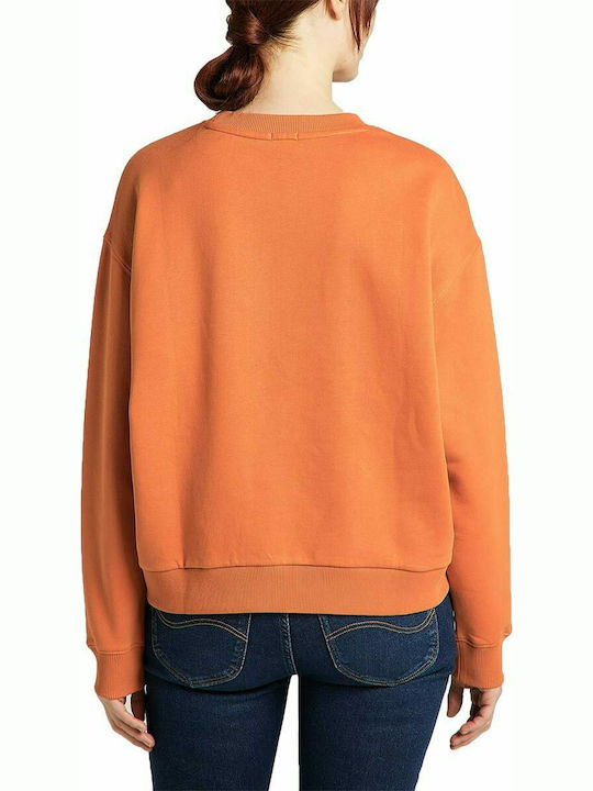 Lee Women's Sweatshirt Orange