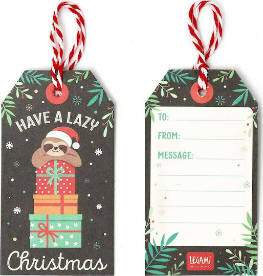 Legami Milano Gift Tags Happy Christmas Коледна Декорация 10бр (Различни дизайни)