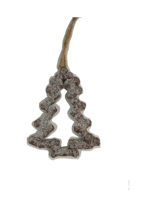 Wooden Bell Christmas Tree Ornament 14cm Various Designs
