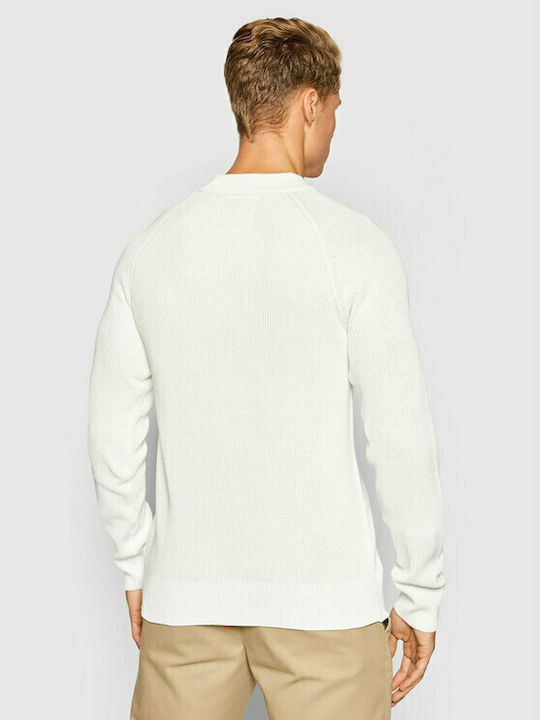 Jack & Jones Men's Long Sleeve Sweater White