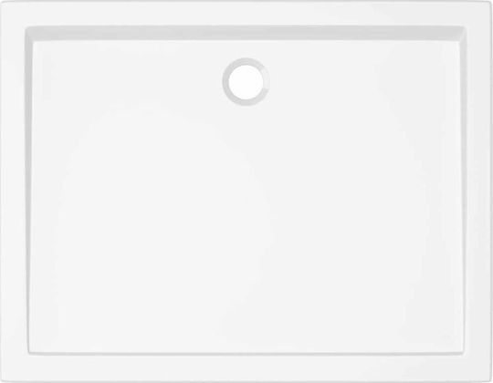 vidaXL Rectangular Acrylic Shower White 70x90x4cm