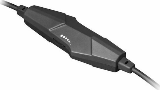 Mars Gaming MH020 Über Ohr Gaming-Headset mit Verbindung 3,5mm Schwarz