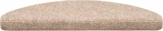 vidaXL Πατάκια Σκάλας Καφέ 65x21x4cm 132696 15τμχ