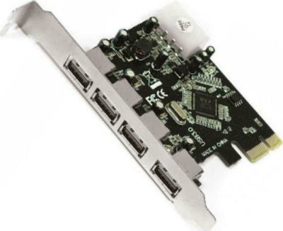 Approx Κάρτα PCIe σε 4 θύρες USB 3.0