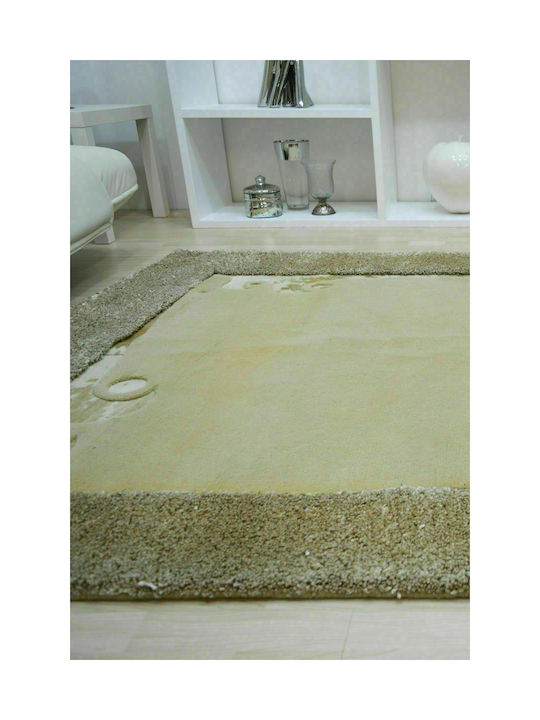 Pierre Cardin 821 Handmade Rug Rectangular Beige