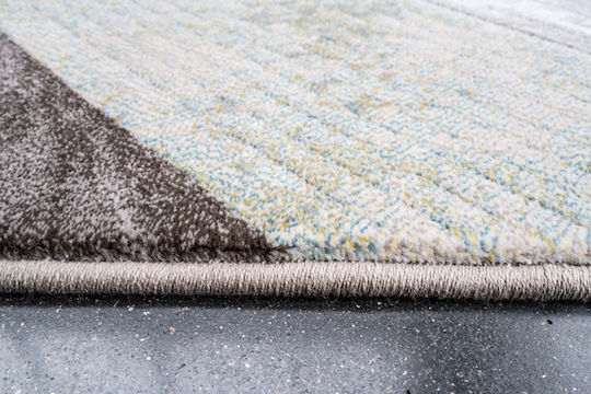 Ragolle Mancini Rug Rectangular Brown / Petrol