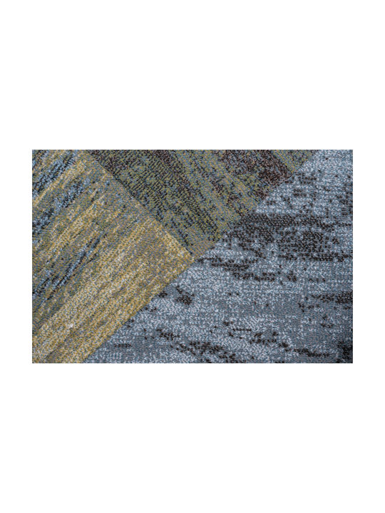 Ragolle Mancini Χαλί Ορθογώνιο Καφέ / Πετρόλ 160x230cm