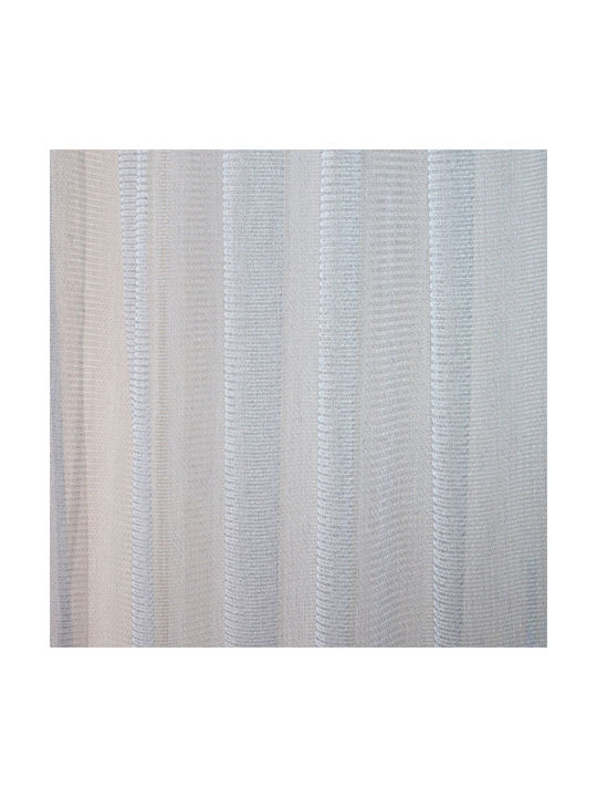 Viopros Curtain with Pencil Pleat Gray 140x270cm