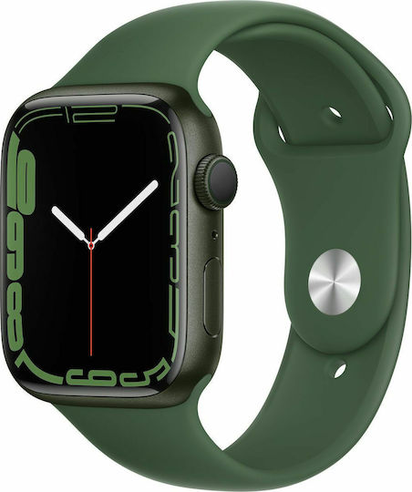 Apple Watch Series 7 Aluminium 45mm Waterproof with Heart Rate Monitor (Green)