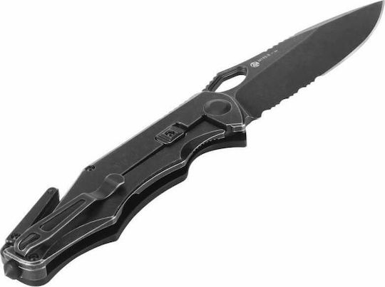 Ruike M195 Tactical Джобно ножче Черен в Калъф