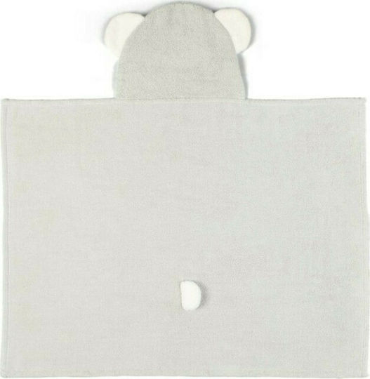 Mamas & Papas Hooded Baby Bath Towel Koala Gray