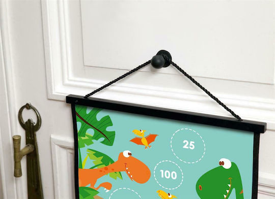 Scratch Europe Set with Target & Darts Children's Magnetic Target 2 Sides with 6 Darts Medium - Dinosaurs