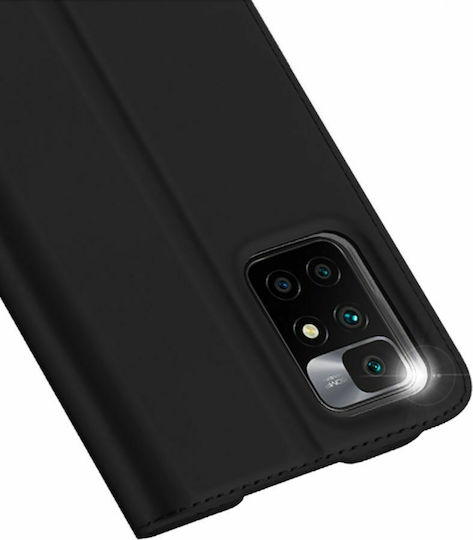 Dux Ducis Skin Pro Книга От Изкуствена Кожа Черен Redmi 10 / 10 2022