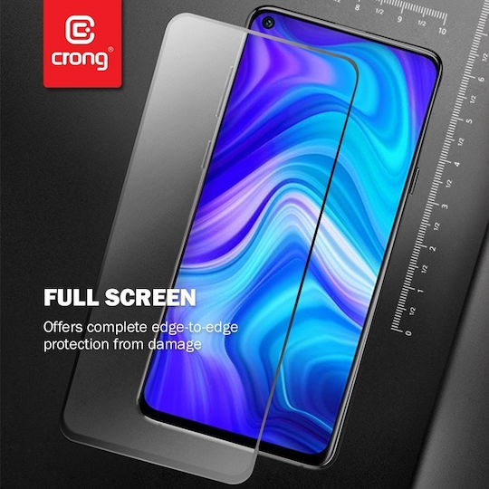 Crong 7D Nano Flexible 0.3mm Full Glue Full Face Tempered Glass (Mi 11 Lite / 11 Lite 5G / 11 Lite 5G NE)