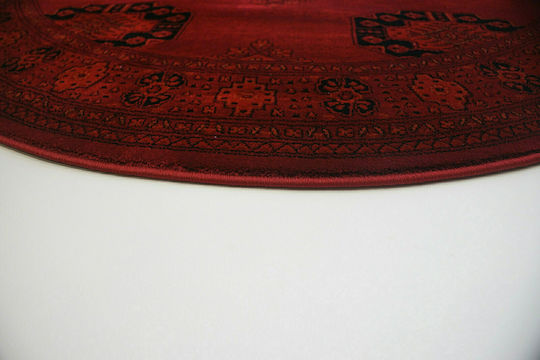 Royal Carpet Afgan 6871H cu franjuri Roșu închis