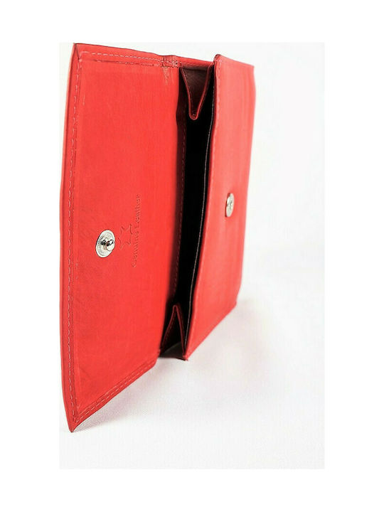 Large Leather Women's Wallet Red