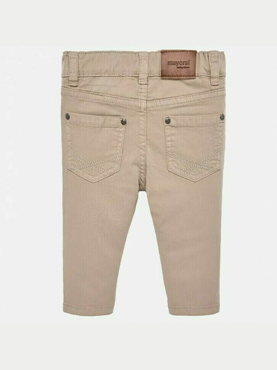 Mayoral Boys Fabric Trouser Beige